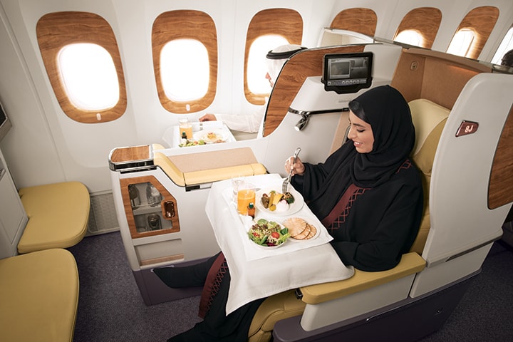 La Business Class de Emirates
