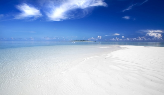La playa más blanca del mundo