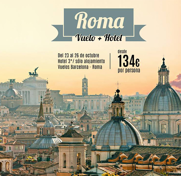 Oferta de de viaje a Roma