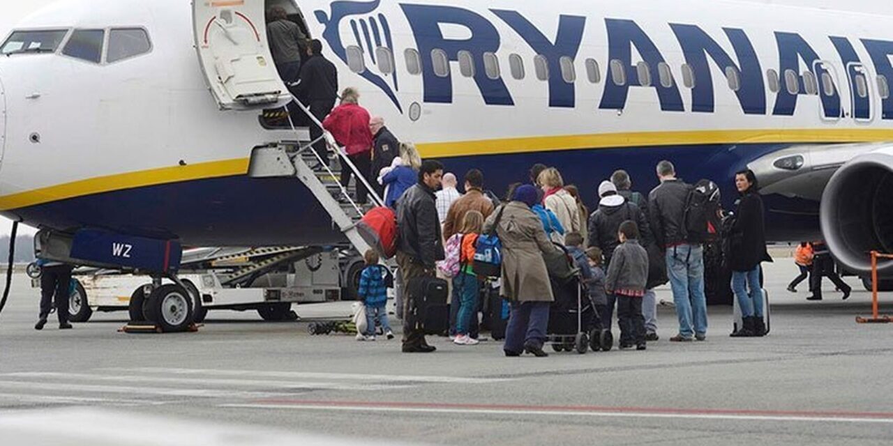 Ryanair reducirá su tráfico de pasajeros en España