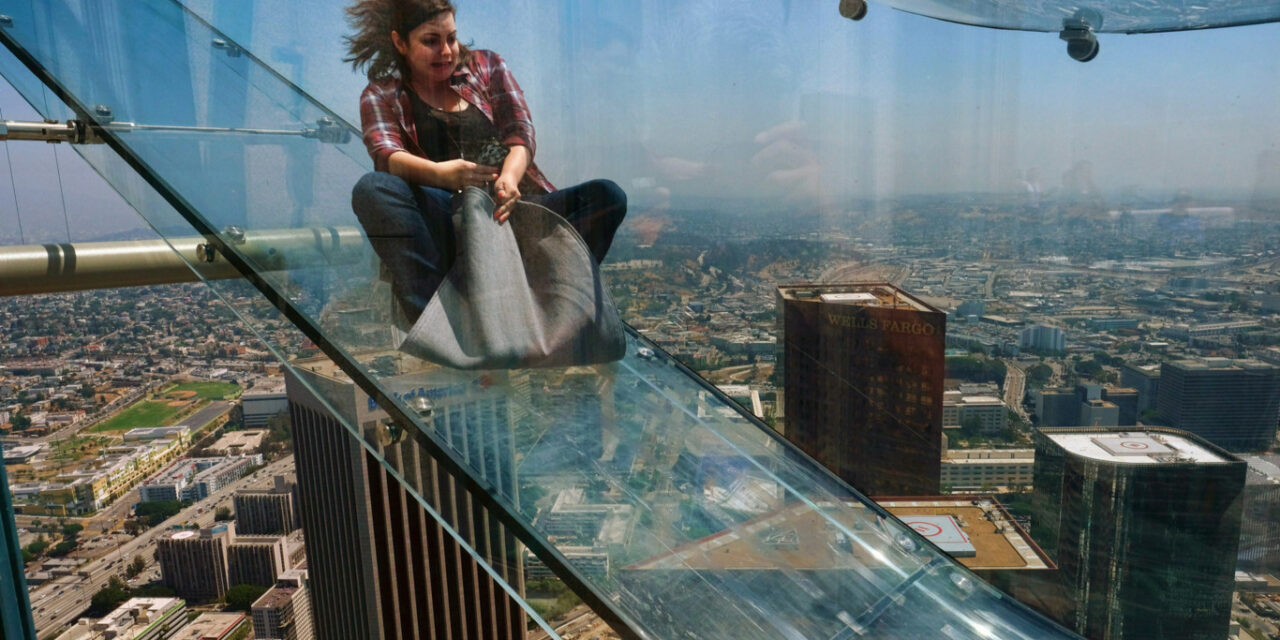 Skyslide, un tobogán a 305 metros
